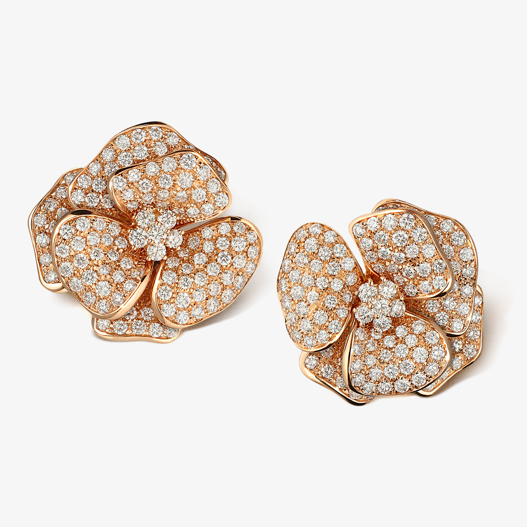 orecchini fiore diamanti