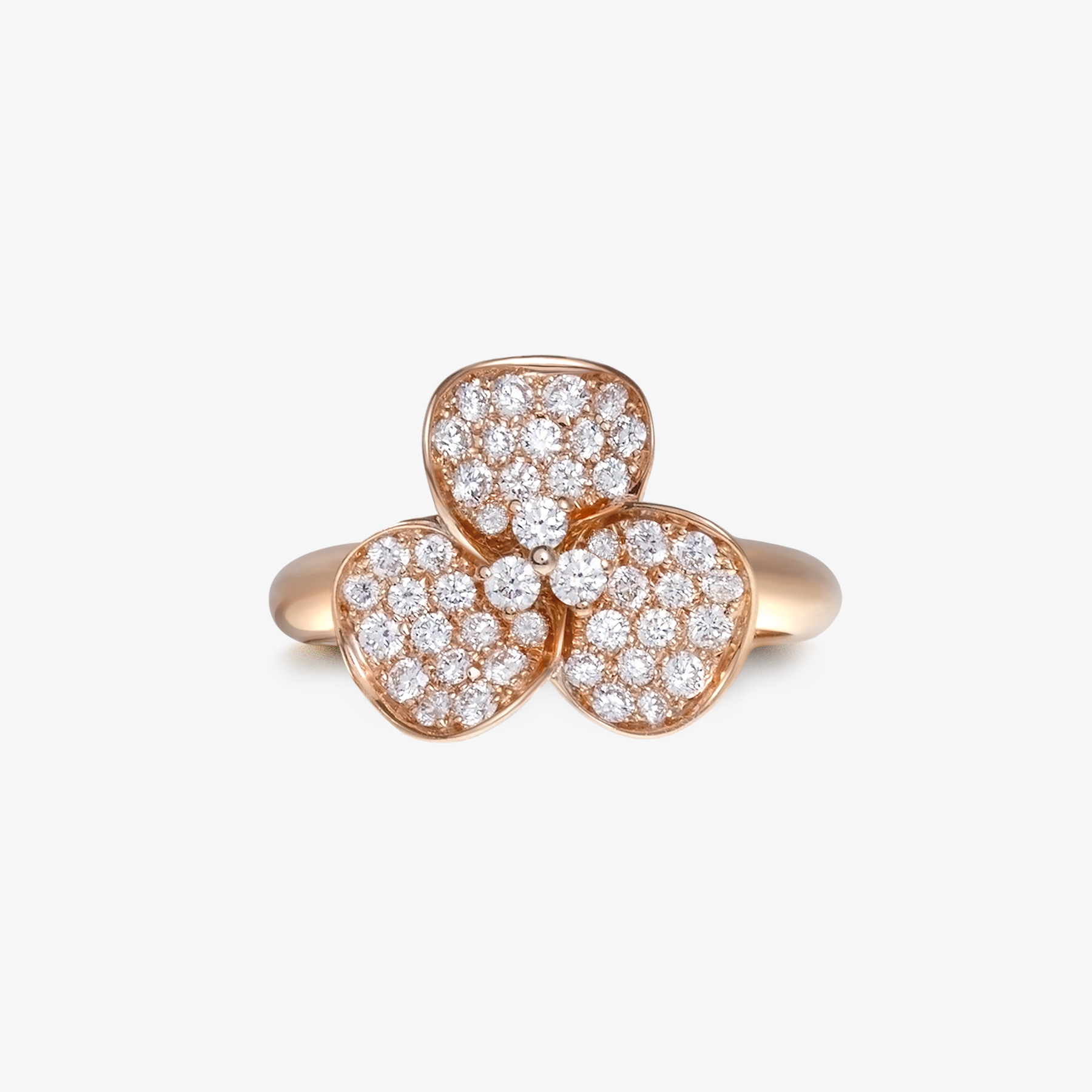 anello fiore diamanti